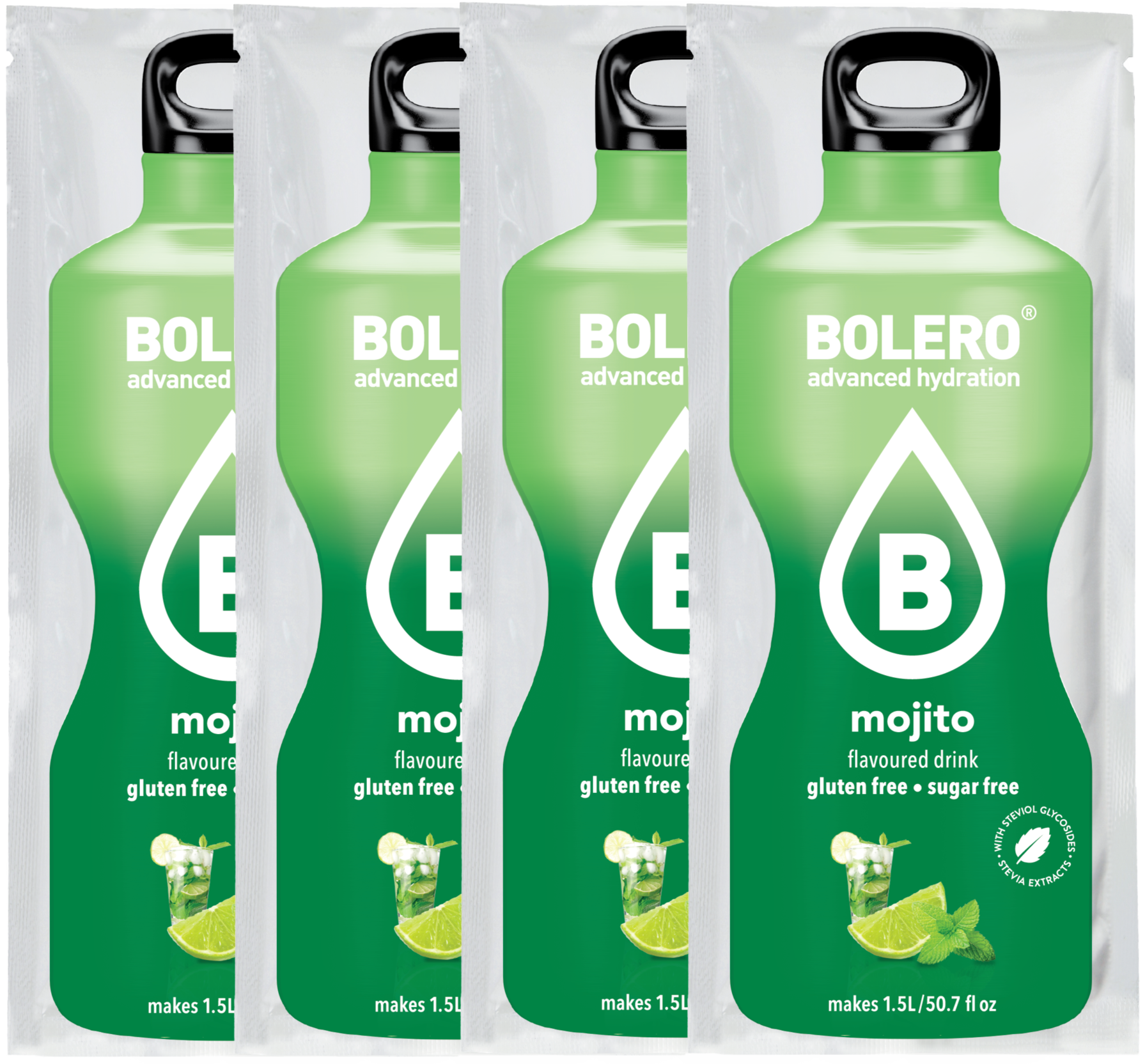 Bolero Advanced Hydration Mojito 4 Single Sachets SALE 060824