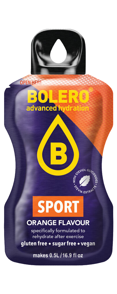 Bolero Advanced Hydration - Isotonic Sport Small Sachets (Box of 12 Small  Sachets)