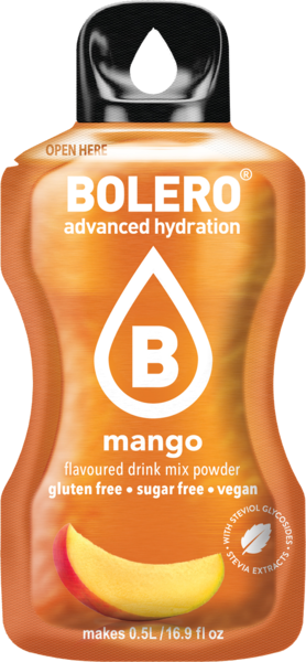 Bolero Advanced Hydration - 2 Mango - Small Single Sachet