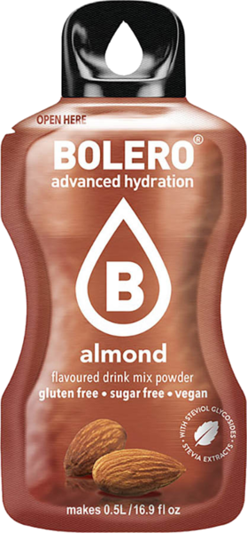 Bolero Advanced Hydration - Almond Small Sachets (Box of 12 Small Sachets)