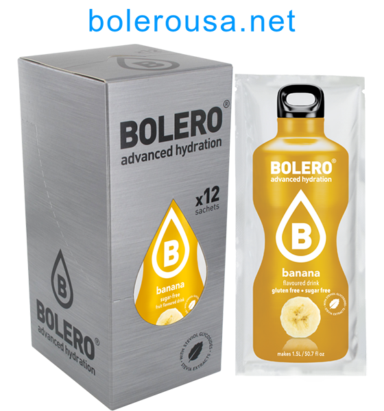 Bolero Advanced Hydration - Banana (Box of 12 Sachets) SALE PRODUCT - EXP  04-29-24