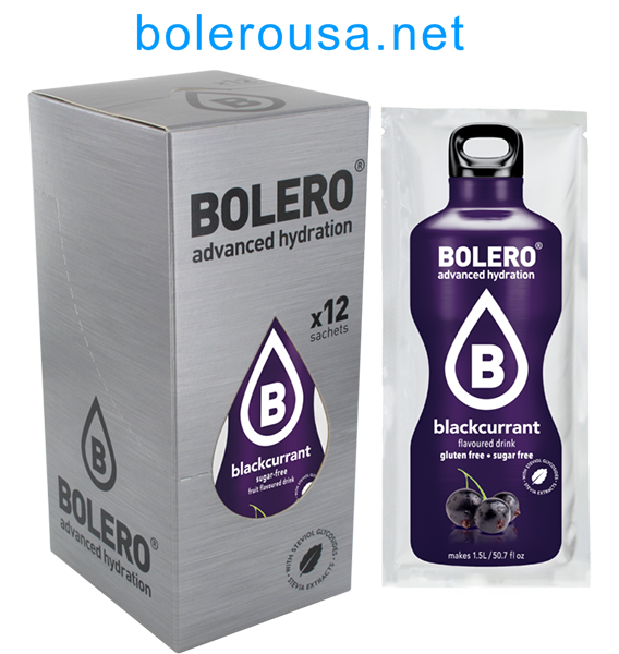 Bolero Advanced Hydration - Blackcurrant (Box of 12 Sachets) SALE PRODUCT - EXP 04-21-24