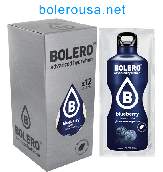 Bolero Advanced Hydration - Blueberry (Box of 12 Sachets) SALE 6--22-24