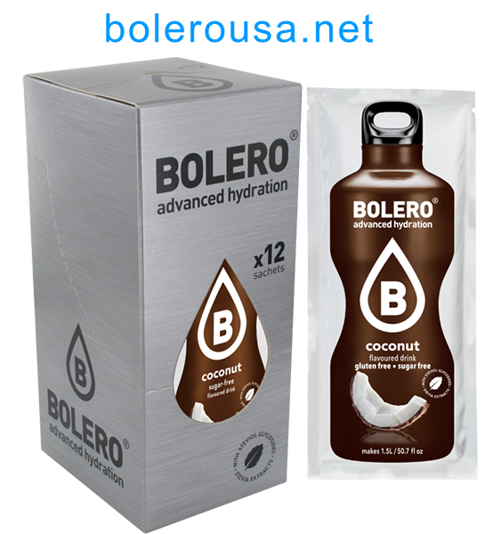 Bolero Advanced Hydration - Coconut (Box of 12 Sachets) Exp 5-13-24