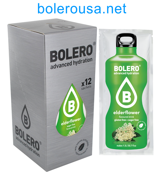 Bolero Advanced Hydration - Elderflower (Box of 12 Sachets)