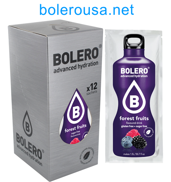 Bolero Advanced Hydration - Forest Fruits (Box of 12 Sachets) SALE PRODUCT - EXP 05-27-24