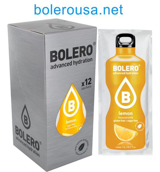 Bolero Advanced Hydration - Lemon (Box of 12 Sachets) Exp 6-23-24
