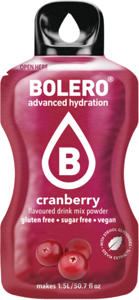 Bolero Advanced Hydration - Cranberry - Single Sachet