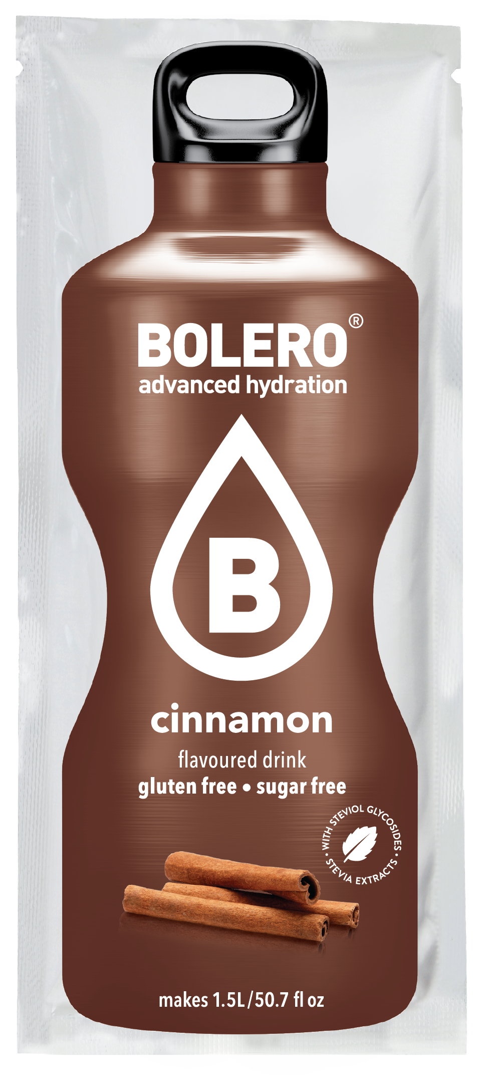 Bolero Advanced Hydration - Cinnamon (Box of 12 Sachets) SALE PRODUCT - Exp 11-2-23