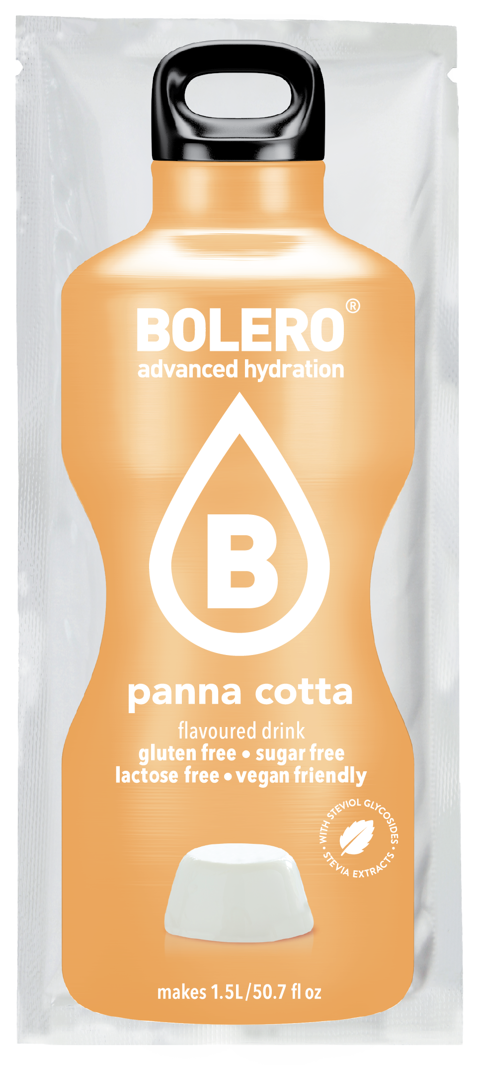 Bolero Advanced Hydration - Panna Cotta - Box of 12 Sachets - SALE PRODUCT - Exp 12-17-23