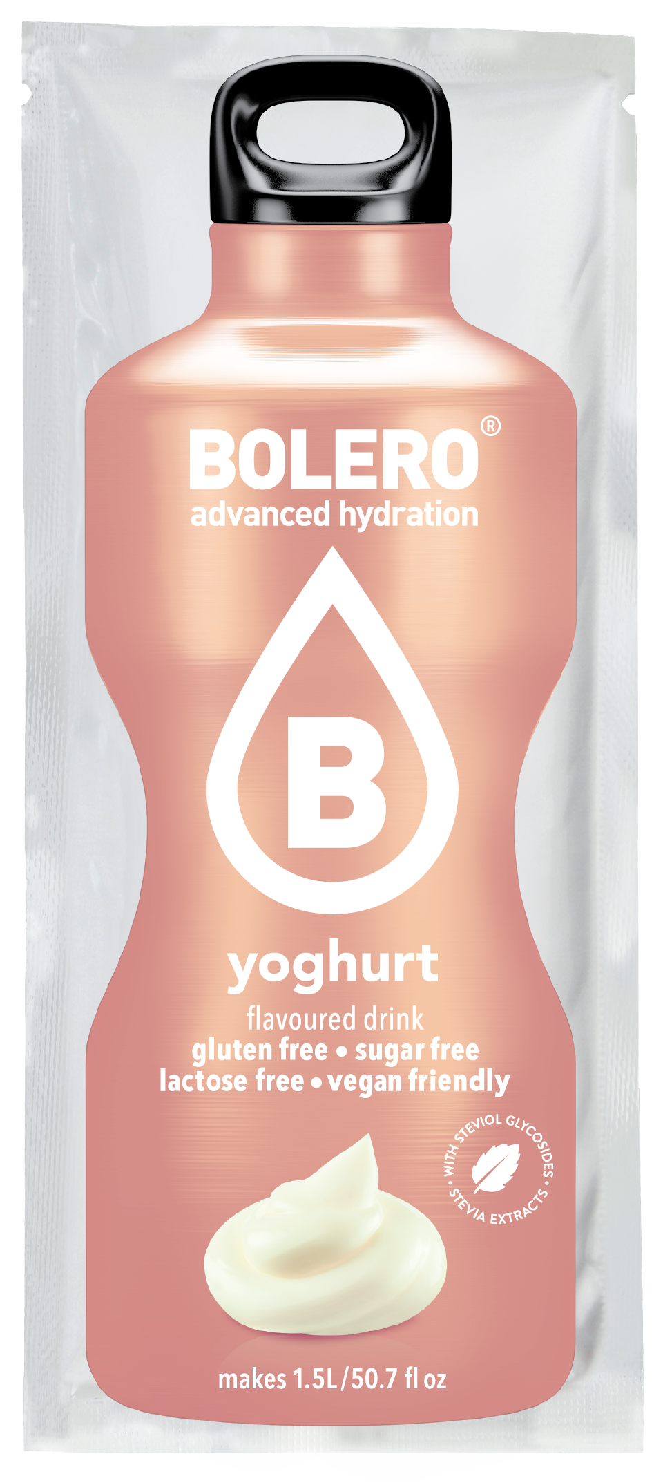 Bolero Advanced Hydration - Yoghurt (Box of 12 Sachets) - SALE PRODUCT - Exp 10-22-23