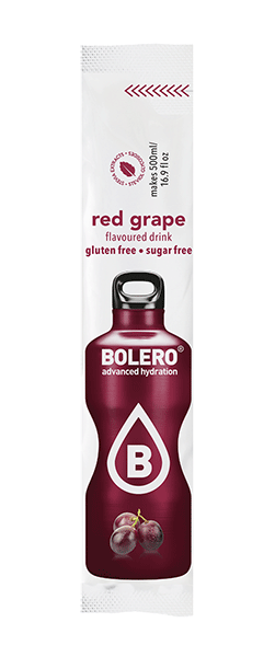 Bolero Advanced Hydration - Red Grape Small Sachets (Box of 12 Small Sachets) SALE PRODUCT - EXP 03-09-24