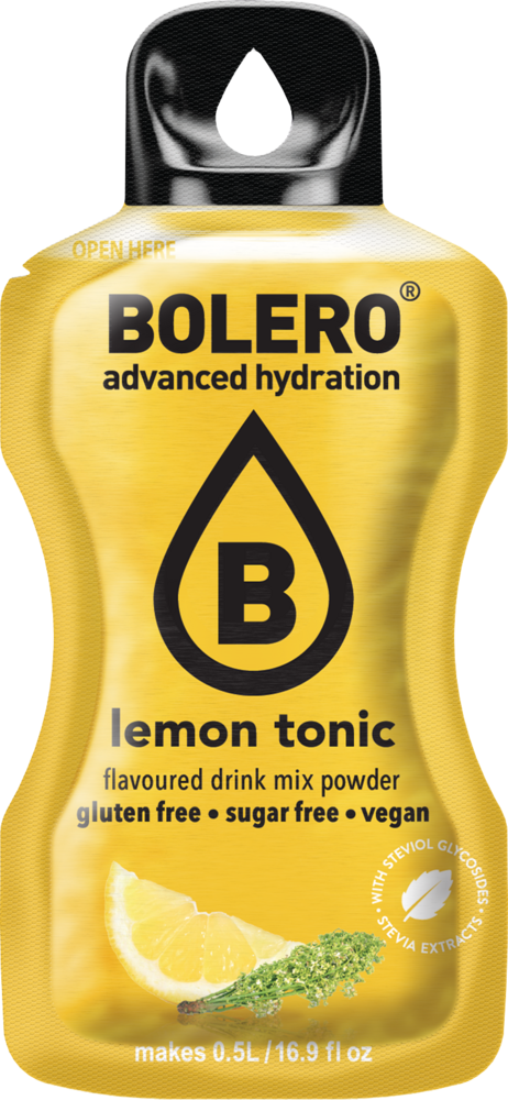 Bolero Advanced Hydration - Tonic Lemon Small Sachets (Box of 12 Small Sachets)