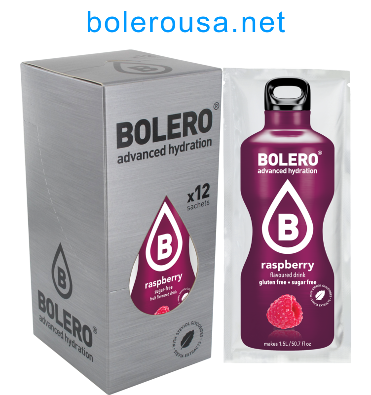Bolero Advanced Hydration - Raspberry (Box of 12 Sachets) SALE PRODUCT - EXP 03-09-24
