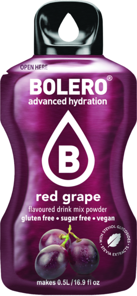 Bolero Advanced Hydration - Red Grape - Single Small Sachet Exp 4-17-26