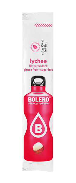 Bolero Advanced Hydration - Lychee Small Sachets (Box of 12 Small Sachets) Exp. July 25th 2024