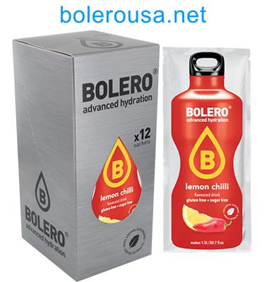 Bolero Advanced Hydration - Chilli Lemon (Box of 12 Sachets)