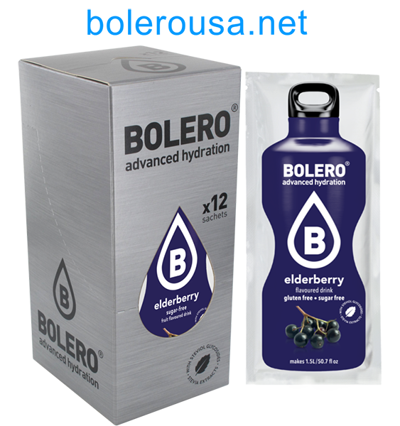 Bolero Advanced Hydration - Elderberry (Box of 12 Sachets)