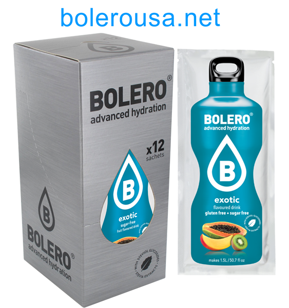 Bolero Advanced Hydration - Exotic (Box of 12 Sachets)