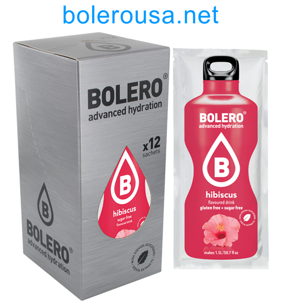 Bolero Advanced Hydration - Hibiscus (Box of 12 Sachets)