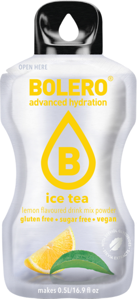 Bolero Advanced Hydration - Ice Tea Lemon Small Sachets (Box of 12 Small Sachets)