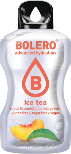 Bolero Advanced Hydration - Ice Tea Peach Small Sachets (Box of 12 Small Sachets)
