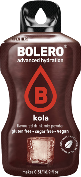 Bolero Advanced Hydration - Kola Small Sachets (Box of 12 Small Sachets)