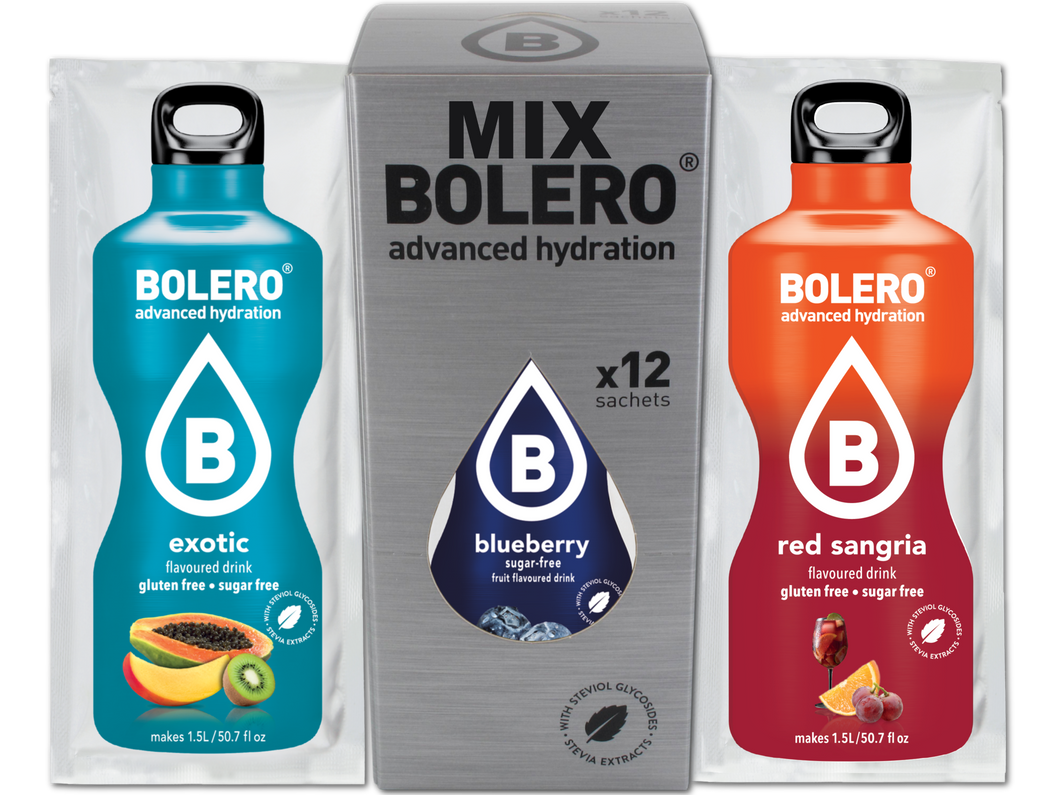 Bolero Advanced Hydration - SALE Bolero Mix Box (Box of 12 Sachets)