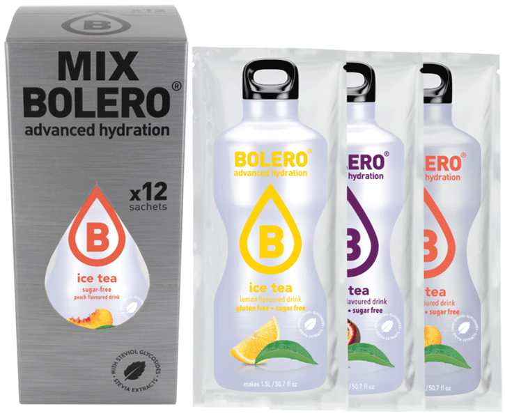 Bolero Advanced Hydration - Ice Tea Mix Box (Box of 12 Sachets)
