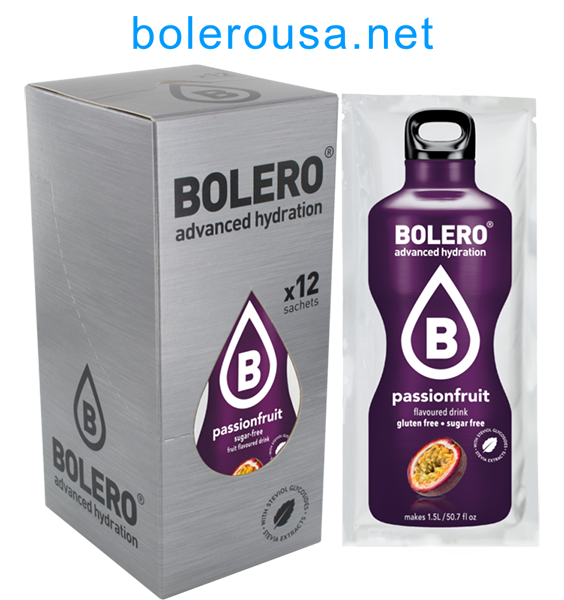 Bolero Advanced Hydration - Passionfruit (Box of 12 Sachets)