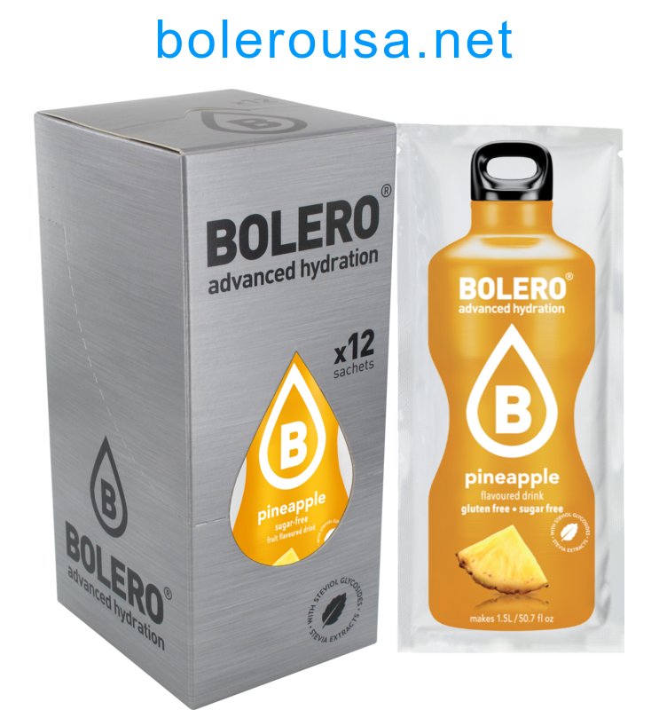 Bolero Advanced Hydration - Pineapple (Box of 12 Sachets)