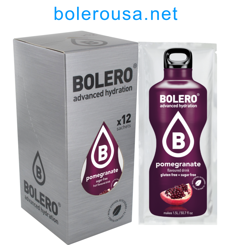 Bolero Advanced Hydration - Pomegranate (Box of 12 Sachets)