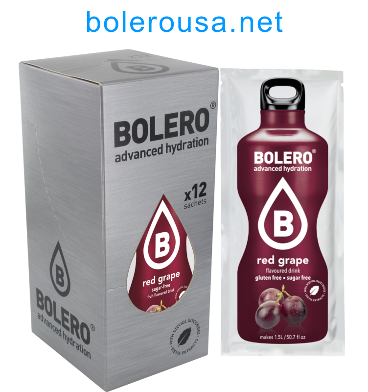 Bolero Advanced Hydration - Red Grape (Box of 12 Sachets)