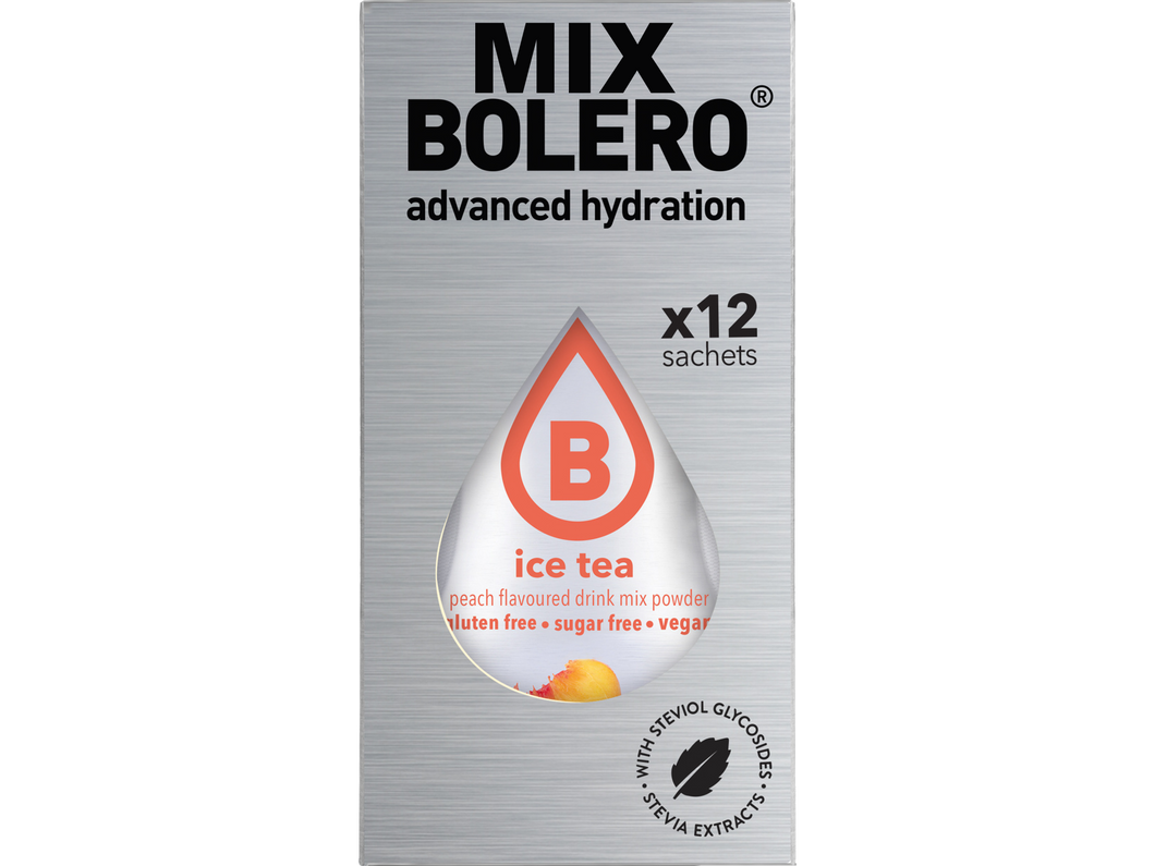 Bolero Advanced Hydration - Ice Tea Small Sachets Mix Box (Box of 12 Small Sachets)