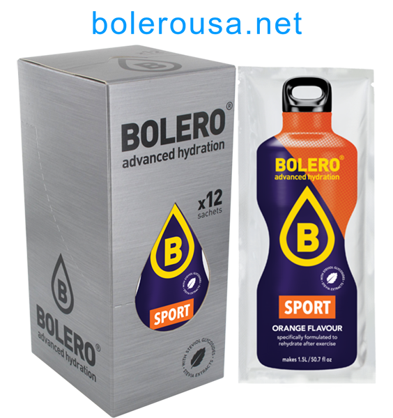 Bolero Advanced Hydration - Isotonic Sport (Box of 12 Sachets)