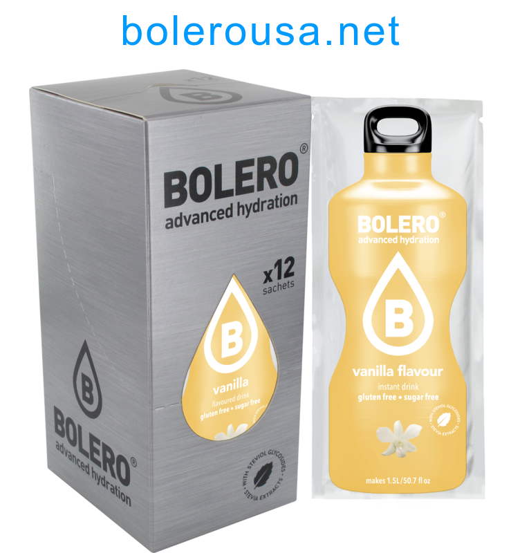 Bolero Advanced Hydration - Vanilla (Box of 12 Sachets)