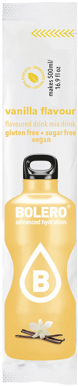 Bolero Advanced Hydration - Vanilla Small Sachets (Box of 12 Small Sachets)